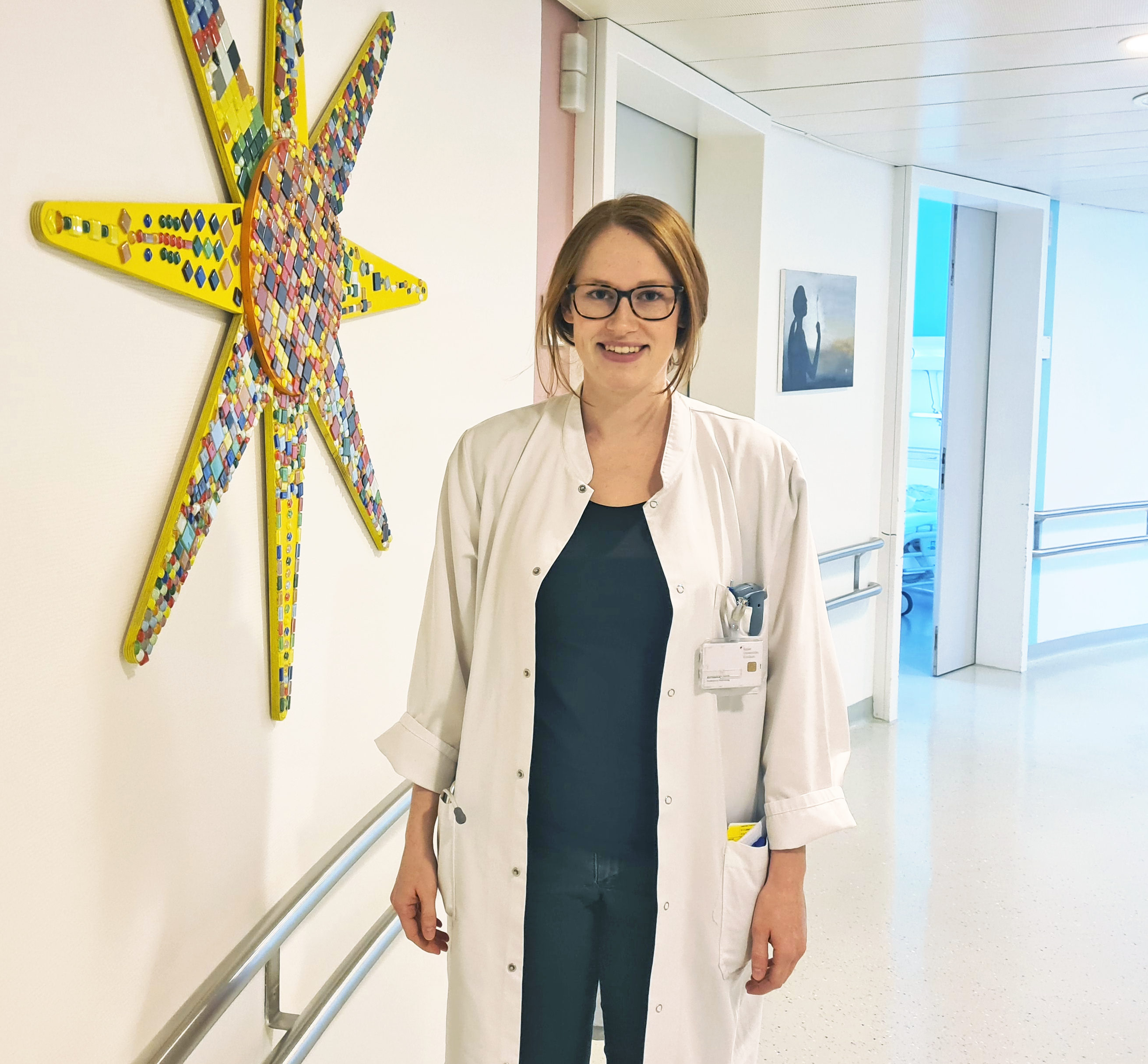 Katharina Saar während ihres Klinischen Praktischen Jahres (KPJ)