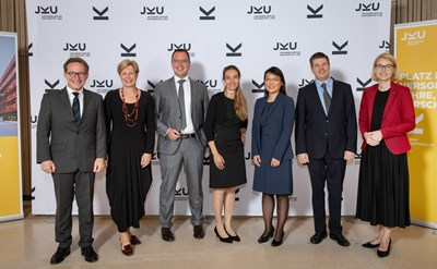 Professoren bei Antrittsvorlesungen an der Medizinischen Fakultät der JKU