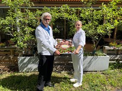 Küchenleiter Franz Furman und Konditorin Katja Janovits