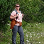 Angelika Maschik-Nemrava beim Wandern