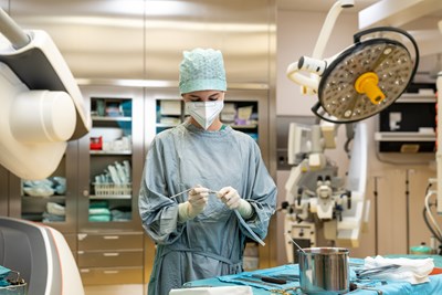 Auszubildende der Operationstechnischen Assistenz im OP