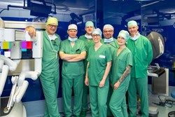OP-Team mit dem "Da Vinci"-Roboter