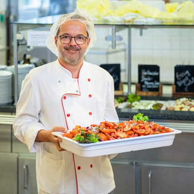 Küchenmitarbeiter Hermann Grabner