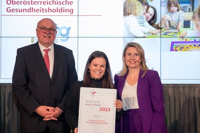OÖG als familienfreundlicher Arbeitgeber zertifiziert