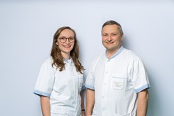 Pflegeexpertin DGKP Andrea Lichtenberg und Pflegeexperte DGKP Manfred Fragner, Deeskalationsmanagement