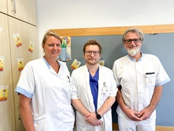 Diabetesexpertinnen und -experten DGKP Maria Hütter, OA Dr. Thomas Hörtenhuber, DGKP Daniel Gattermayr (v. l.)