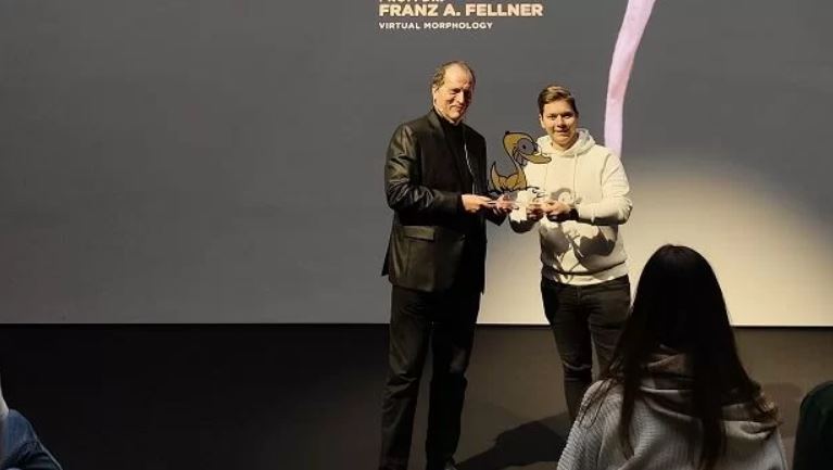 Übergabe "Vote your Prof"-Award an Prim. Franz Fellner