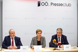 Pressegespräch mit Dr. Brock, Dr.in Drda und Mag. Lehner