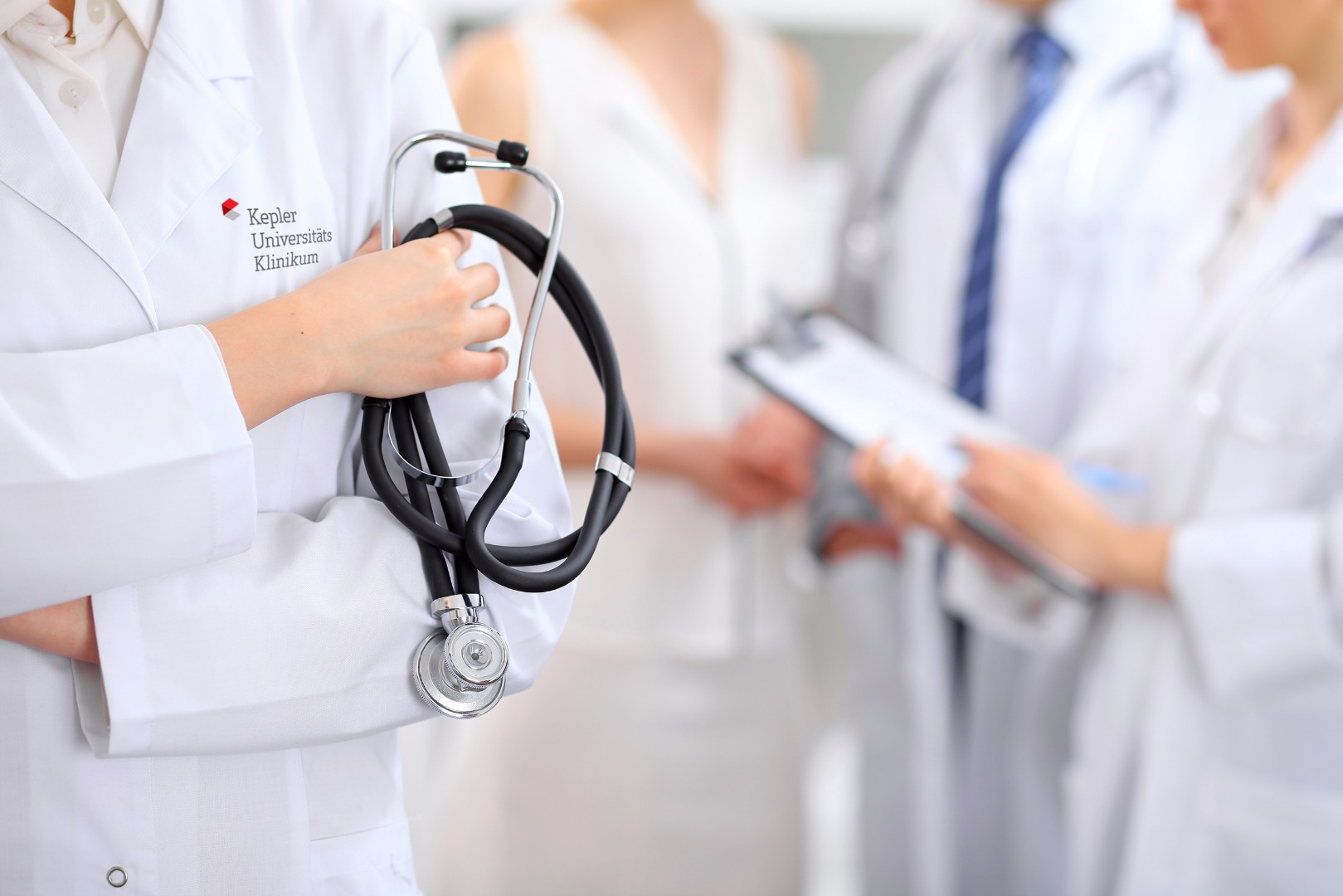 Ärztin mit Stethoskop