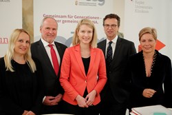 Kollegiale Führung  mit Dr. Harnoncourt und LHStv. Haberlander