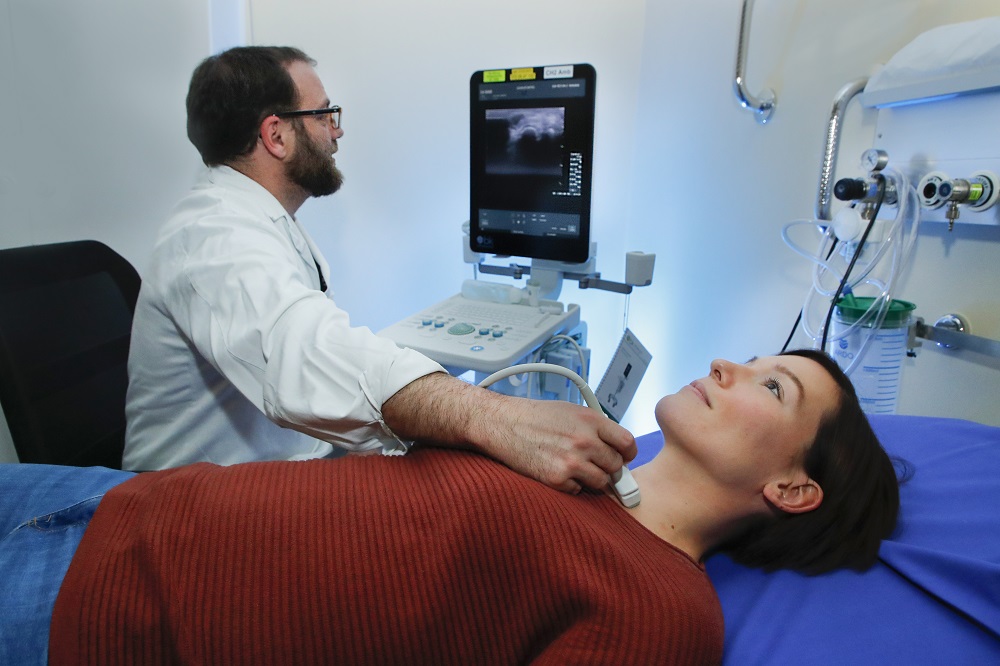 Ultraschalluntersuchung der Schilddrüse