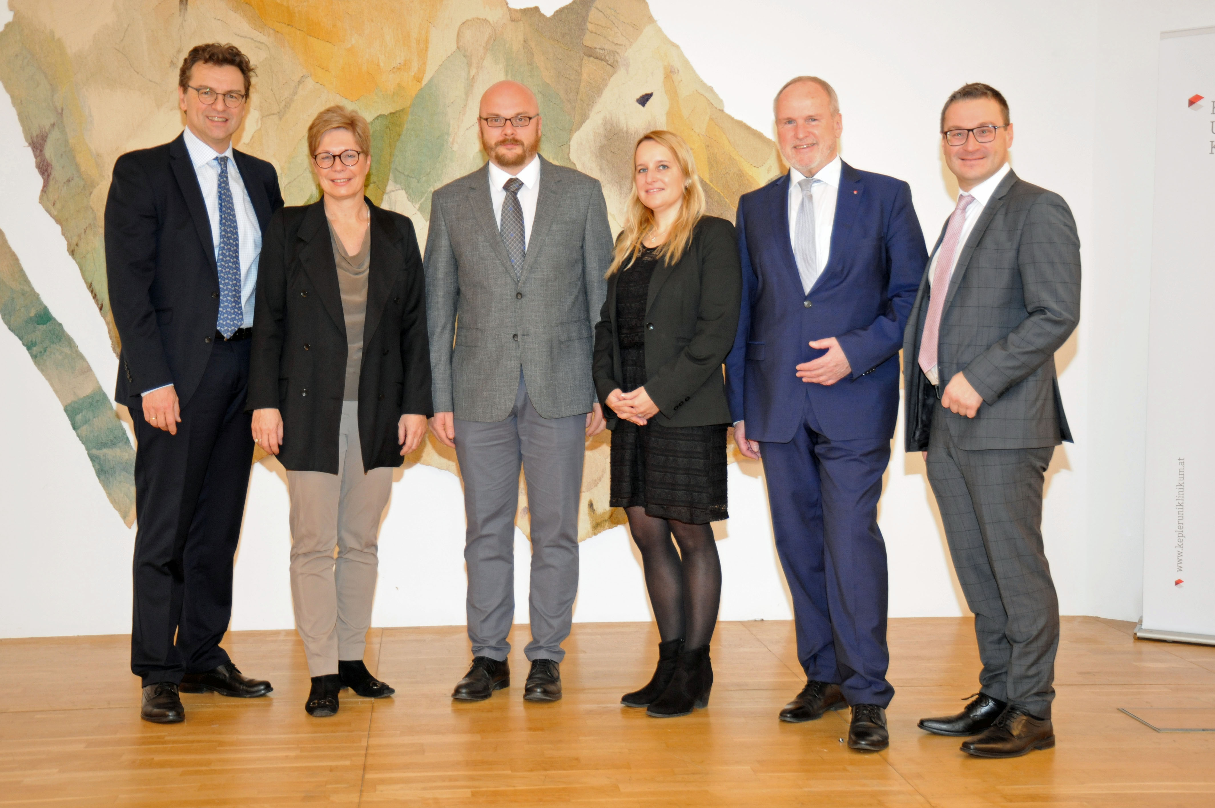 Gruppenfoto Prof. Meier mit Führungspersönlichkeiten