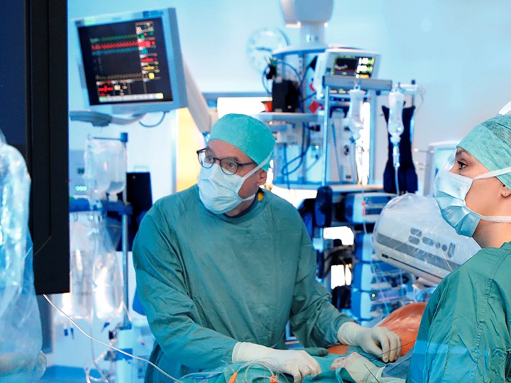 OP Situation bei Herzeingriff