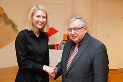 LHStv. Haberlander beim Abschied von Dr. Lenz