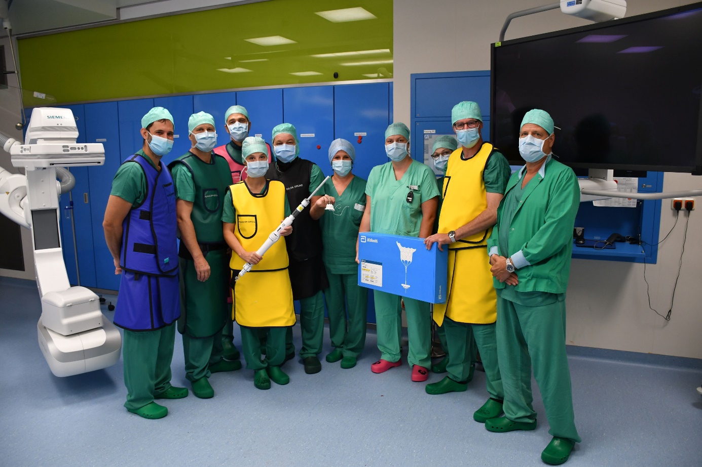 Team von Kardiologen und Herzchirurgen